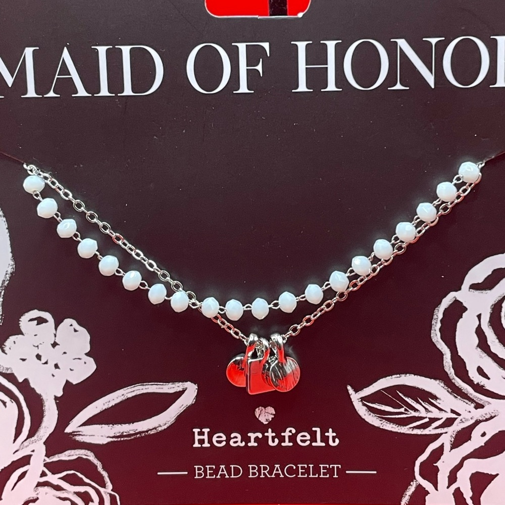 Maid of honor Bead Bracelet -